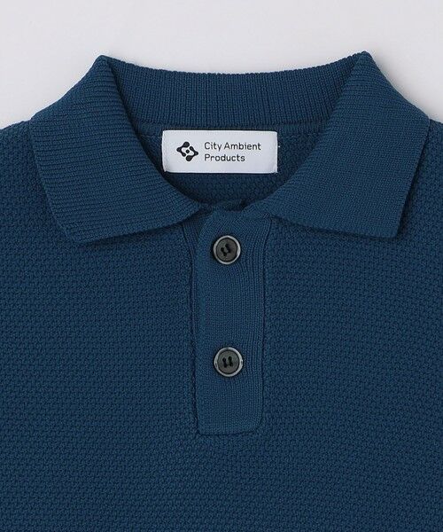 SHIPS / シップス ニット・セーター | City Ambient Products:〈手洗い可能〉ポリエステル メッシュ ニット ポロ ロングスリーブ | 詳細19