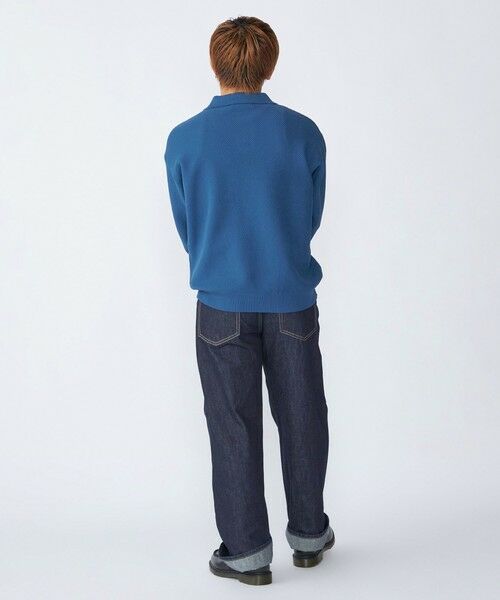 SHIPS / シップス ニット・セーター | City Ambient Products:〈手洗い可能〉ポリエステル メッシュ ニット ポロ ロングスリーブ | 詳細17