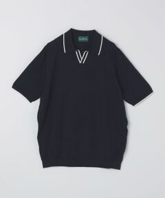 SHIPS / シップス ニット・セーター | ALANPANE:16ゲージ コットン スキッパー ニット ポロシャツ