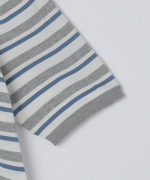 SHIPS / シップス ニット・セーター | ALANPANE: 16ゲージ マルチボーダー コットン ニット ポロシャツ | 詳細3