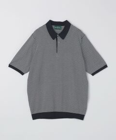 SHIPS / シップス ニット・セーター | ALANPAINE: 16ゲージ マイクロ ボーダー ポロシャツ