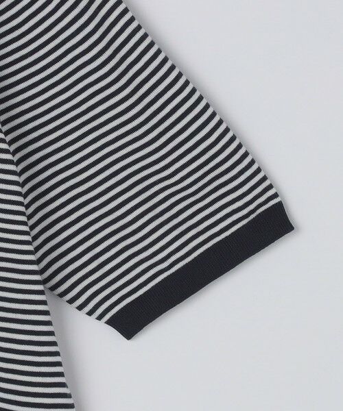 SHIPS / シップス ニット・セーター | ALANPAINE: 16ゲージ マイクロ ボーダー ポロシャツ | 詳細3