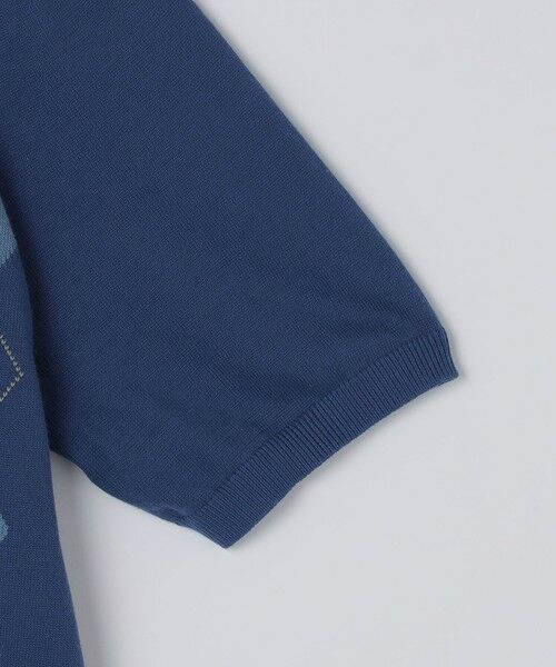 SHIPS / シップス ニット・セーター | ALANPANE: 16ゲージ アーガイルチェック コットン ニット ポロシャツ | 詳細4