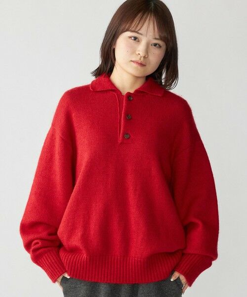 SHIPS / シップス ニット・セーター | 【City Ambient Products別注】tone: POLO SWEATER | 詳細3