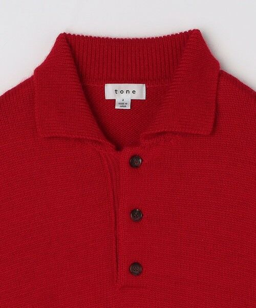 SHIPS / シップス ニット・セーター | 【City Ambient Products別注】tone: POLO SWEATER | 詳細12