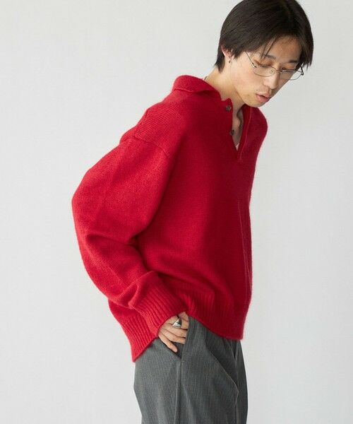 SHIPS / シップス ニット・セーター | 【City Ambient Products別注】tone: POLO SWEATER | 詳細6