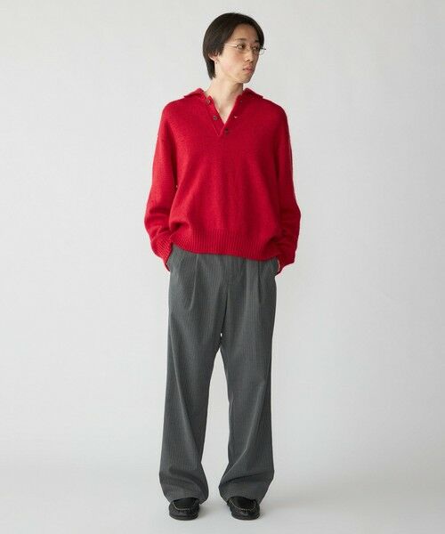 SHIPS / シップス ニット・セーター | 【City Ambient Products別注】tone: POLO SWEATER | 詳細8