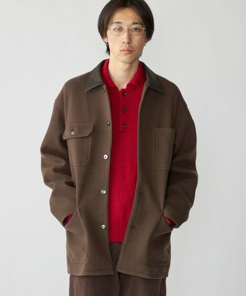 SHIPS / シップス ニット・セーター | 【City Ambient Products別注】tone: POLO SWEATER | 詳細9