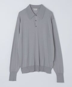 SHIPS / シップス ニット・セーター | 【SHIPS別注】JOHNSMEDLEY: 50th ANNIV ISIS ロングスリーブ ニット ポロシャツ