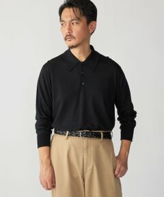 SHIPS / シップス ニット・セーター | 【SHIPS別注】JOHNSMEDLEY: 50th ANNIV ISIS ロングスリーブ ニット ポロシャツ