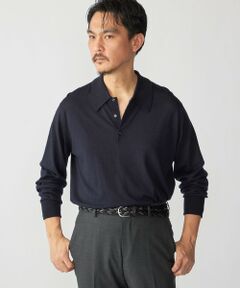 SHIPS / シップス ニット・セーター | 【SHIPS別注】JOHNSMEDLEY: 50th ANNIV ISIS ロングスリーブ ニット ポロシャツ