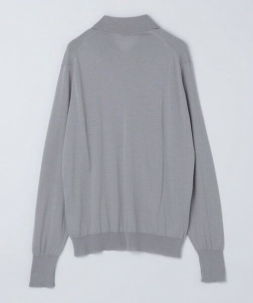 SHIPS / シップス ニット・セーター | 【SHIPS別注】JOHNSMEDLEY: 50th ANNIV ISIS ロングスリーブ ニット ポロシャツ | 詳細6