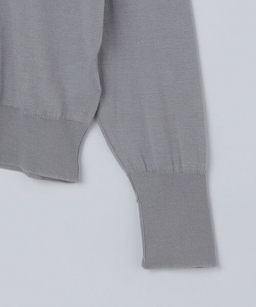 SHIPS / シップス ニット・セーター | 【SHIPS別注】JOHNSMEDLEY: 50th ANNIV ISIS ロングスリーブ ニット ポロシャツ | 詳細8