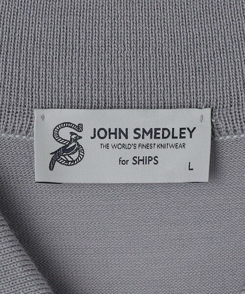 SHIPS / シップス ニット・セーター | 【SHIPS別注】JOHNSMEDLEY: 50th ANNIV ISIS ロングスリーブ ニット ポロシャツ | 詳細9