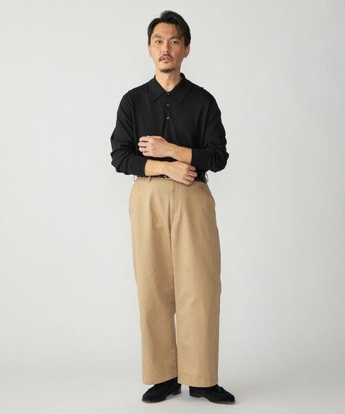 SHIPS / シップス ニット・セーター | 【SHIPS別注】JOHNSMEDLEY: 50th ANNIV ISIS ロングスリーブ ニット ポロシャツ | 詳細11