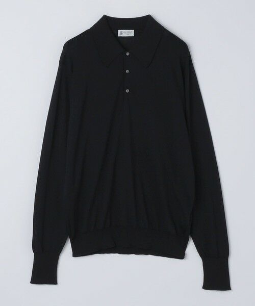 SHIPS / シップス ニット・セーター | 【SHIPS別注】JOHNSMEDLEY: 50th ANNIV ISIS ロングスリーブ ニット ポロシャツ | 詳細14