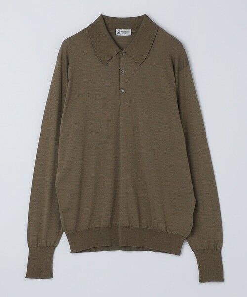 SHIPS / シップス ニット・セーター | 【SHIPS別注】JOHNSMEDLEY: 50th ANNIV ISIS ロングスリーブ ニット ポロシャツ | 詳細22