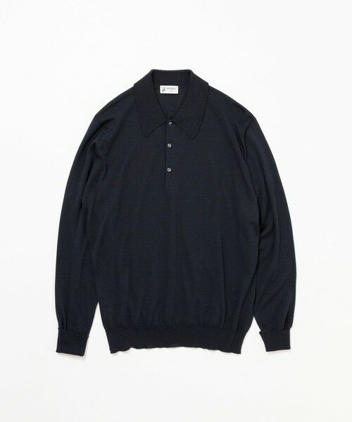 SHIPS / シップス ニット・セーター | 【SHIPS別注】JOHNSMEDLEY: 50th ANNIV ISIS ロングスリーブ ニット ポロシャツ | 詳細26