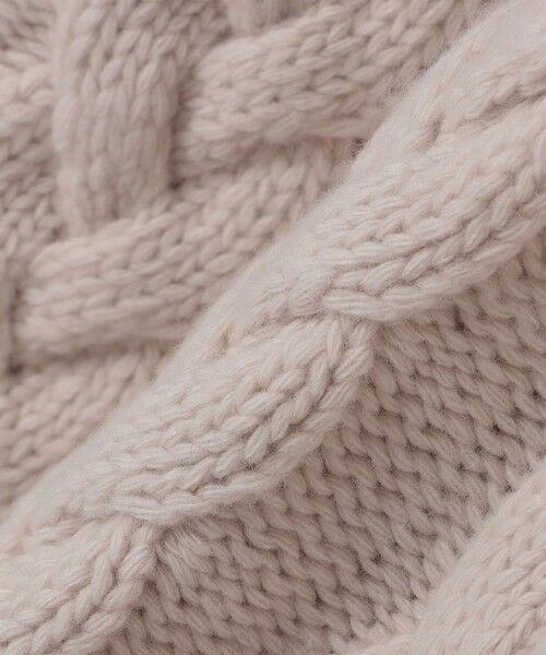 SHIPS / シップス ニット・セーター | 【SHIPS別注】GRAY: ケーブル編み タートルネック ニット | 詳細1