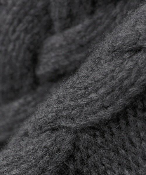 SHIPS / シップス ニット・セーター | 【SHIPS別注】GRAY: ケーブル編み タートルネック ニット | 詳細2