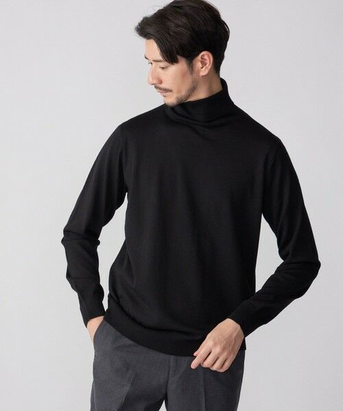 SHIPS / シップス ニット・セーター | SHIPS: HANDFRAME 16ゲージ タートルネック ニット | 詳細2