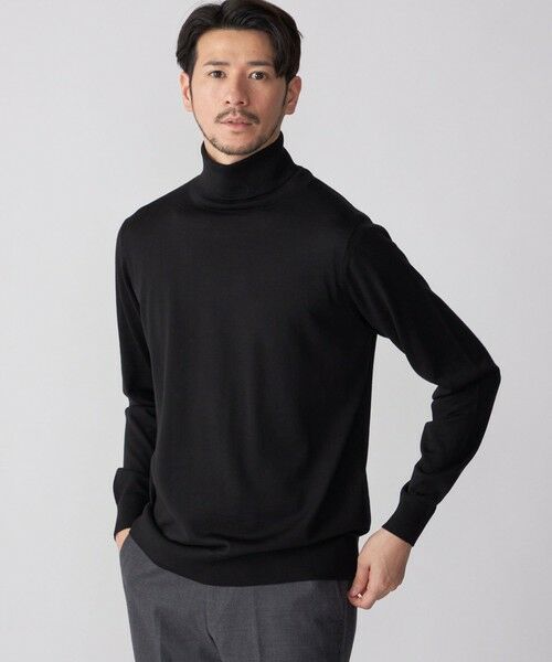 SHIPS / シップス ニット・セーター | SHIPS: HANDFRAME 16ゲージ タートルネック ニット | 詳細3