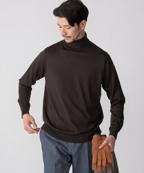 SHIPS / シップス ニット・セーター | SHIPS: HANDFRAME 16ゲージ タートルネック ニット | 詳細27