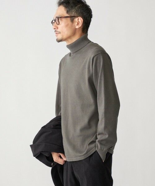 SHIPS / シップス ニット・セーター | SHIPS: ハイゲージ コットン ウール タートルネック ニット | 詳細6