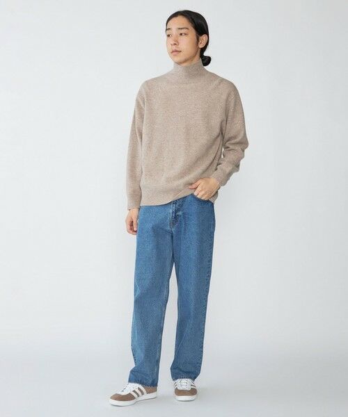 SHIPS / シップス ニット・セーター | SHIPS:〈手洗い可能〉ソフト ウール モックネック ニット（アンサンブル対応） | 詳細1