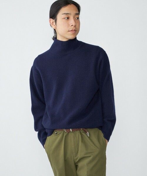 SHIPS / シップス ニット・セーター | SHIPS:〈手洗い可能〉ソフト ウール モックネック ニット（アンサンブル対応） | 詳細21