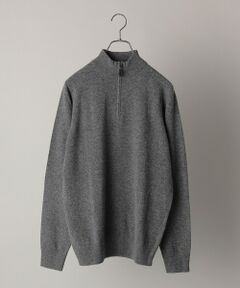 SHIPS / シップス ニット・セーター | ALAN PAINE:12ゲージ ジーロンラム ジップモック ニット