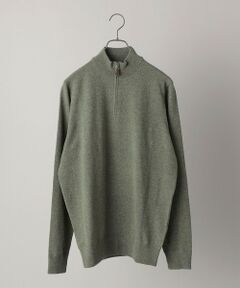 SHIPS / シップス ニット・セーター | ALAN PAINE:12ゲージ ジーロンラム ジップモック ニット