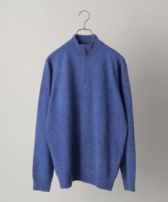 SHIPS / シップス ニット・セーター | ALAN PAINE:12ゲージ ジーロンラム ジップモック ニット