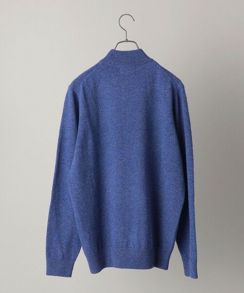 SHIPS / シップス ニット・セーター | ALAN PAINE:12ゲージ ジーロンラム ジップモック ニット | 詳細5