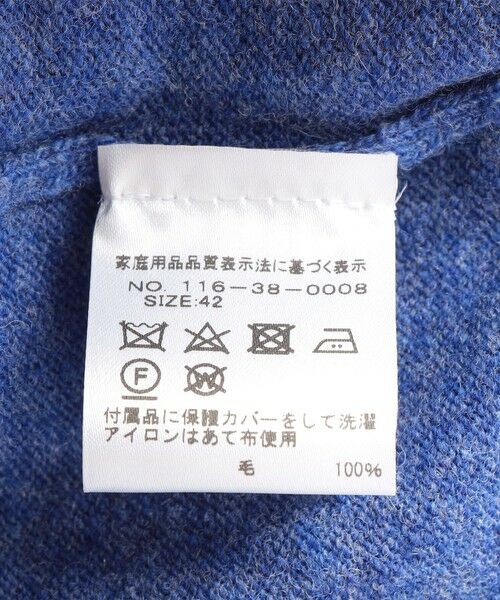 SHIPS / シップス ニット・セーター | ALAN PAINE:12ゲージ ジーロンラム ジップモック ニット | 詳細10