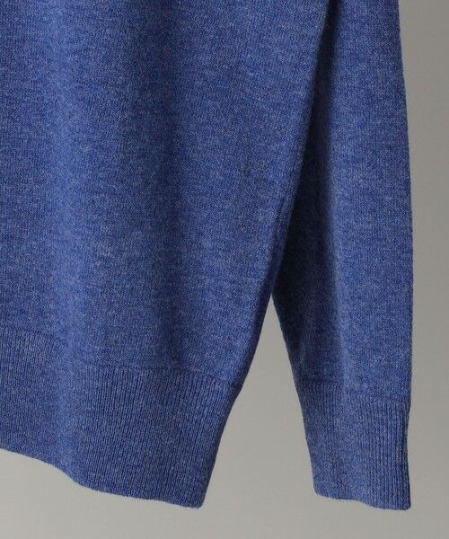 SHIPS / シップス ニット・セーター | ALAN PAINE:12ゲージ ジーロンラム ジップモック ニット | 詳細7