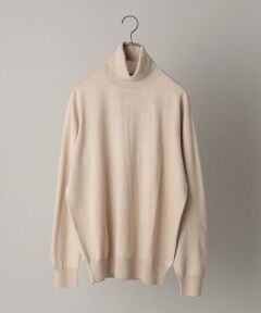 SHIPS / シップス ニット・セーター | ALAN PAINE: 12ゲージ メリノウール タートルネック ニット