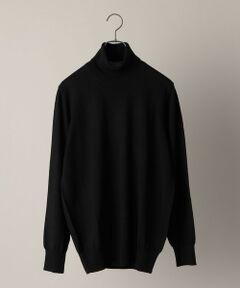 SHIPS / シップス ニット・セーター | ALAN PAINE: 12ゲージ メリノウール タートルネック ニット