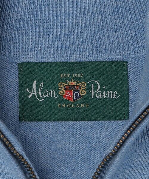 SHIPS / シップス ニット・セーター | ALANPAINE 12ゲージ ウール/コットン クォータージップ モックネック ニット | 詳細4