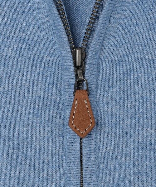 SHIPS / シップス ニット・セーター | ALANPAINE 12ゲージ ウール/コットン クォータージップ モックネック ニット | 詳細5