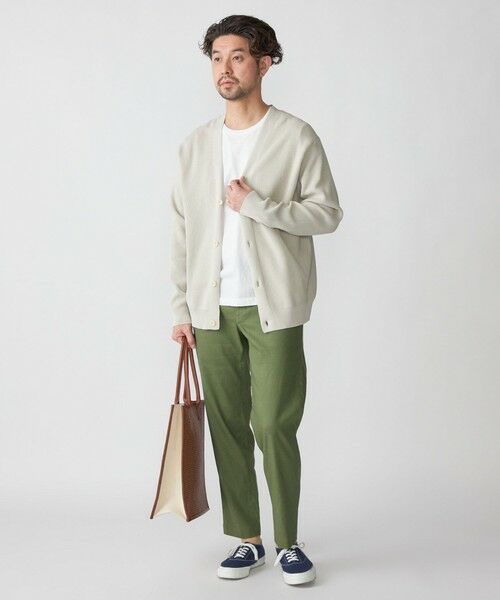 SHIPS / シップス カーディガン・ボレロ | SHIPS:〈手洗い可能〉12ゲージ ペーパーヤーン Vネック カーディガン | 詳細5