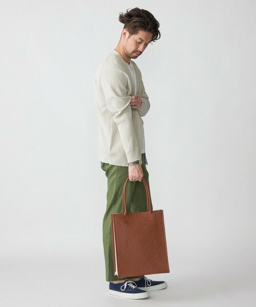 SHIPS / シップス カーディガン・ボレロ | SHIPS:〈手洗い可能〉12ゲージ ペーパーヤーン Vネック カーディガン | 詳細8