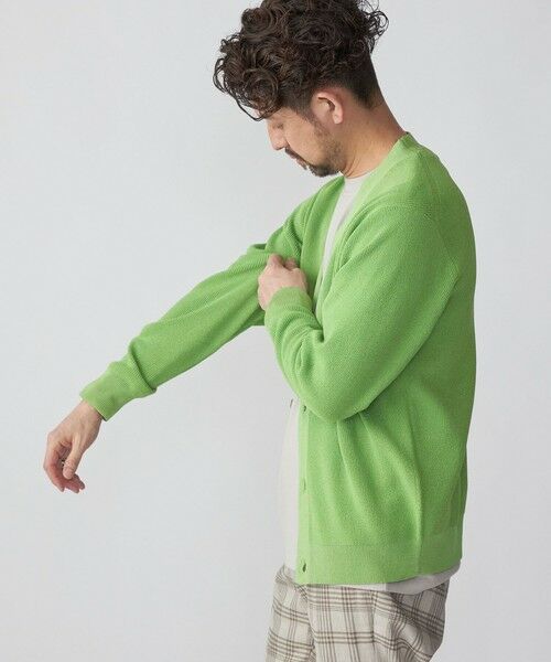 SHIPS / シップス カーディガン・ボレロ | SHIPS:〈手洗い可能〉12ゲージ ペーパーヤーン Vネック カーディガン | 詳細12