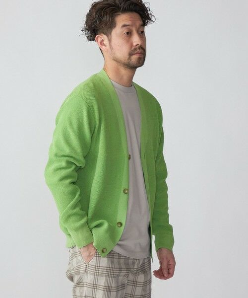 SHIPS / シップス カーディガン・ボレロ | SHIPS:〈手洗い可能〉12ゲージ ペーパーヤーン Vネック カーディガン | 詳細14