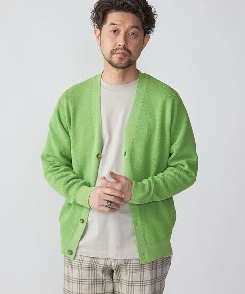 SHIPS / シップス カーディガン・ボレロ | SHIPS:〈手洗い可能〉12ゲージ ペーパーヤーン Vネック カーディガン | 詳細11