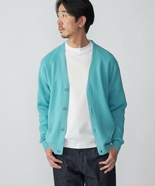 SHIPS / シップス カーディガン・ボレロ | SHIPS:〈手洗い可能〉12ゲージ ペーパーヤーン Vネック カーディガン | 詳細21