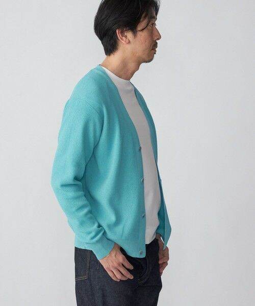 SHIPS / シップス カーディガン・ボレロ | SHIPS:〈手洗い可能〉12ゲージ ペーパーヤーン Vネック カーディガン | 詳細24