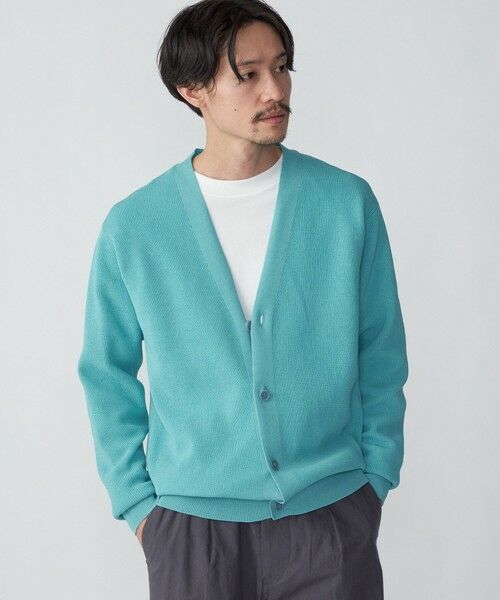 SHIPS / シップス カーディガン・ボレロ | SHIPS:〈手洗い可能〉12ゲージ ペーパーヤーン Vネック カーディガン | 詳細29