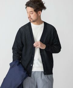 SHIPS / シップス カーディガン・ボレロ | SHIPS:〈手洗い可能〉12ゲージ クロシェライク アイレット カーディガン