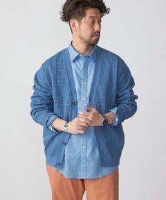 SHIPS / シップス カーディガン・ボレロ | SHIPS:〈手洗い可能〉12ゲージ クロシェライク アイレット カーディガン